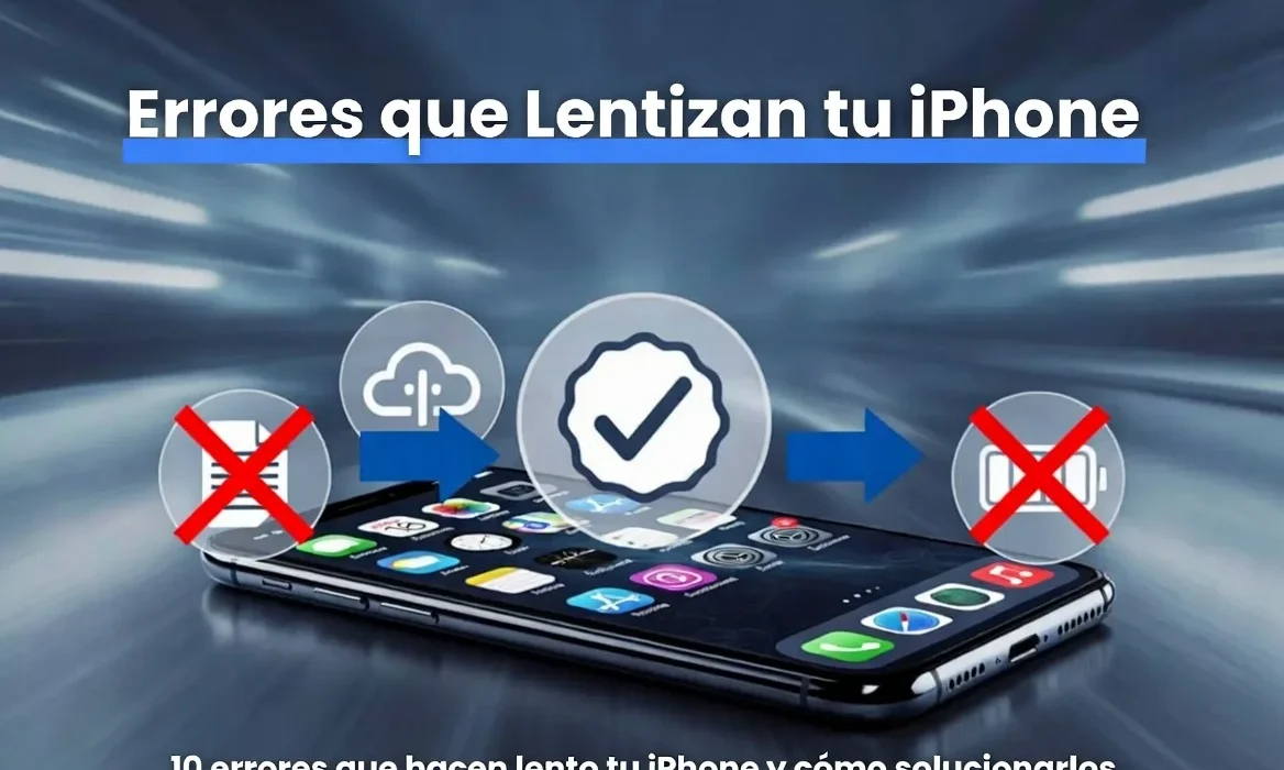 10 errores que hacen lento tu iPhone y cómo solucionarlos